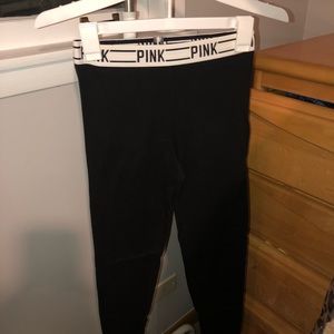 Victoria secret PINK logo leggings